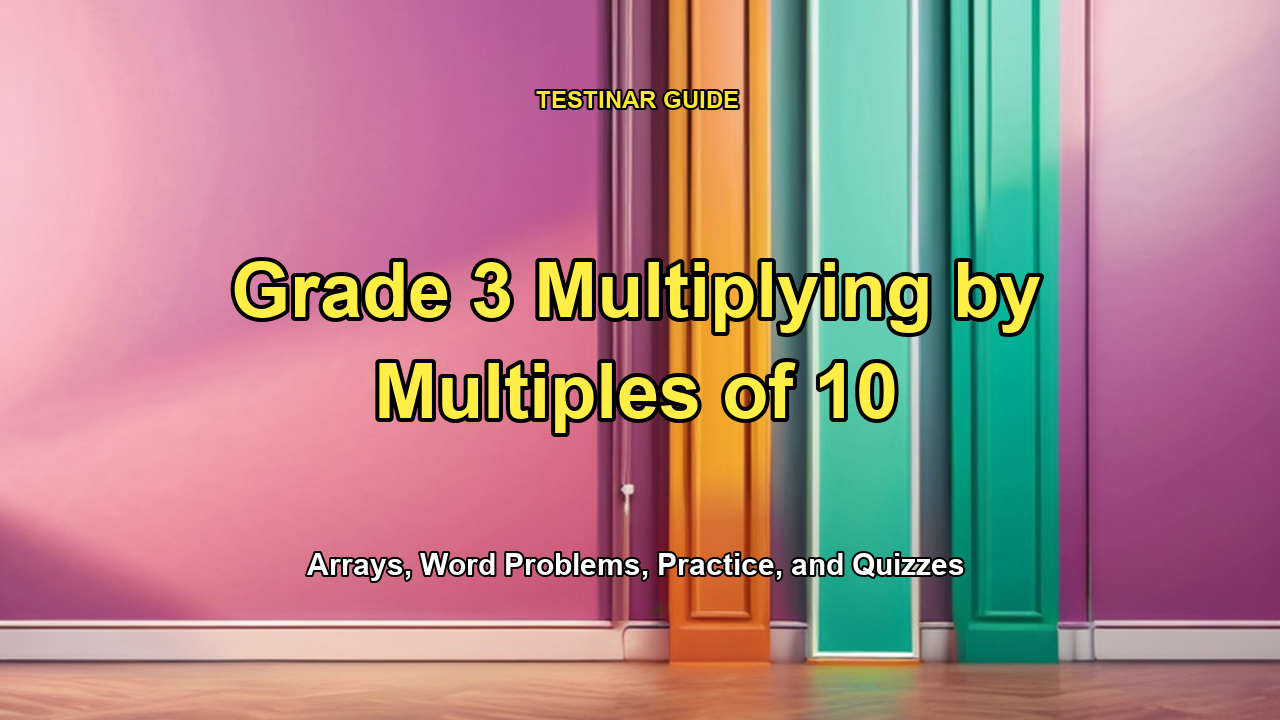Grade 3 Multiplying by Multiples of 10
