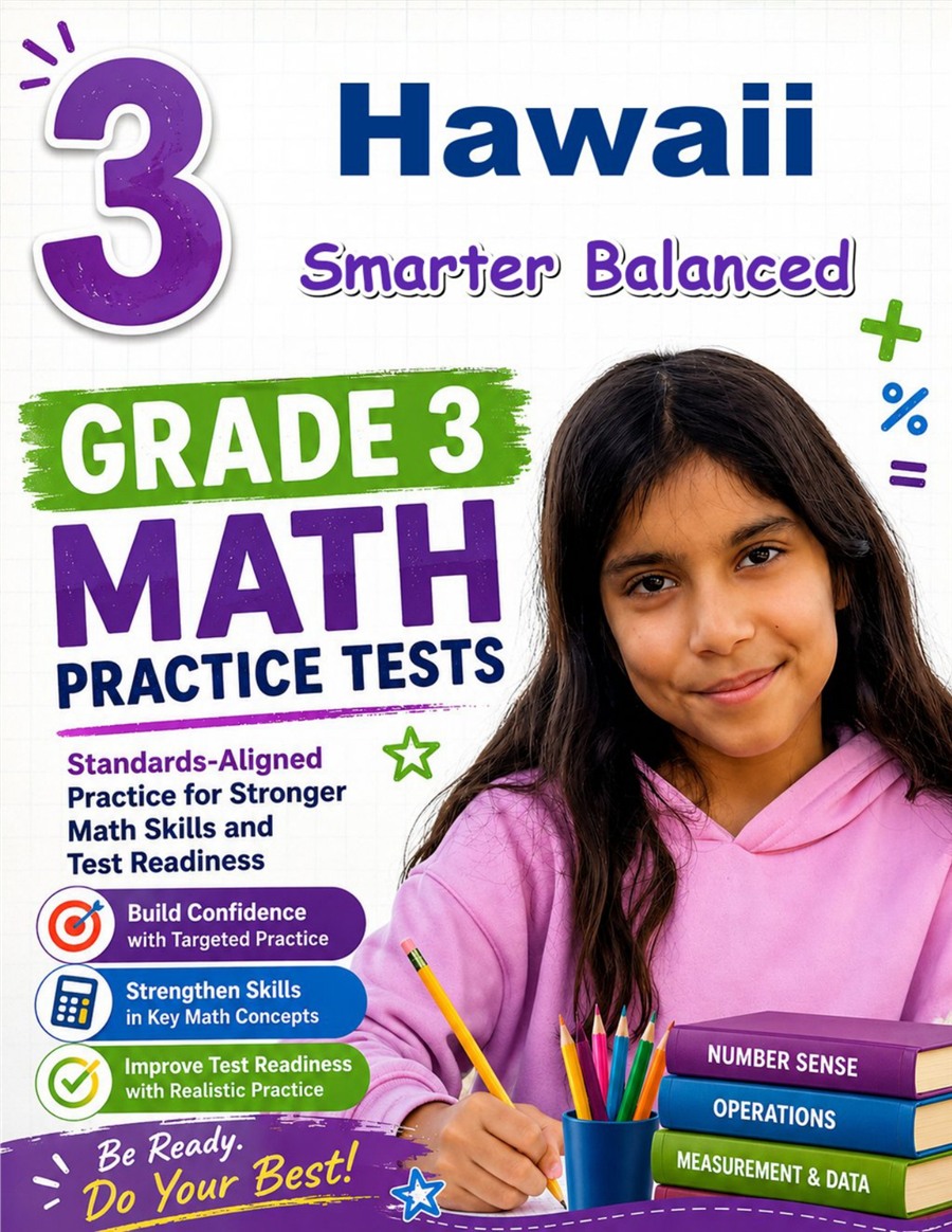3 Hawaii Smarter Balanced Grade 3 Math Practice Tests