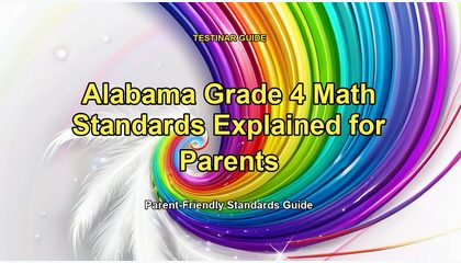 Alabama Grade 4 Math Standards Explained for Parents