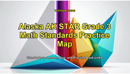 Alaska AK STAR Grade 3 Math Standards Practice Map