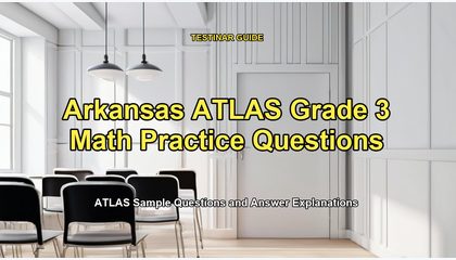 Arkansas ATLAS Grade 3 Math Practice Questions