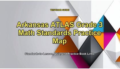 Arkansas ATLAS Grade 3 Math Standards Practice Map