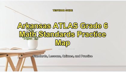 Arkansas ATLAS Grade 6 Math Standards Practice Map