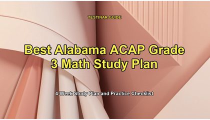 Best Alabama ACAP Grade 3 Math Study Plan