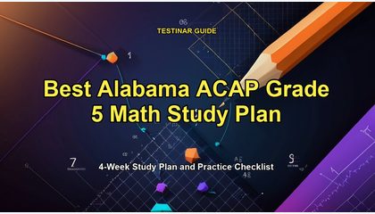 Best Alabama ACAP Grade 5 Math Study Plan