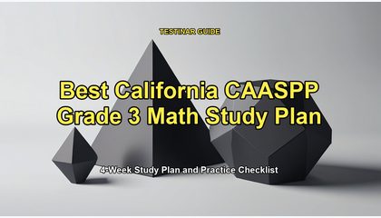 Best California CAASPP Grade 3 Math Study Plan