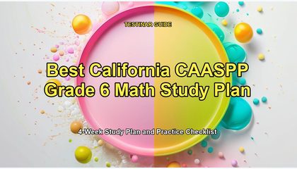 Best California CAASPP Grade 6 Math Study Plan