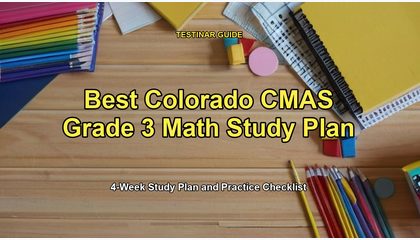 Best Colorado CMAS Grade 3 Math Study Plan