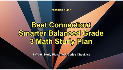 Best Connecticut Smarter Balanced Grade 3 Math Study Plan