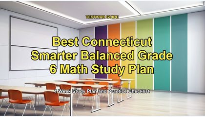 Best Connecticut Smarter Balanced Grade 6 Math Study Plan