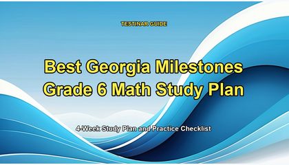 Best Georgia Milestones Grade 6 Math Study Plan
