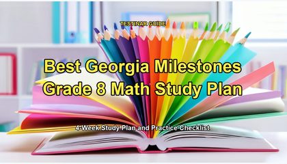 Best Georgia Milestones Grade 8 Math Study Plan