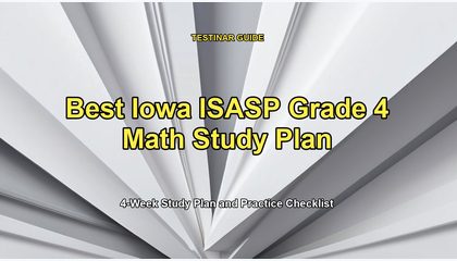 Best Iowa ISASP Grade 4 Math Study Plan