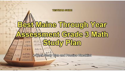 Best Maine Through Year Assessment Grade 3 Math Study Plan