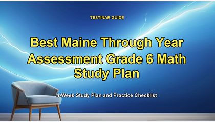 Best Maine Through Year Assessment Grade 6 Math Study Plan