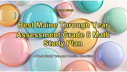 Best Maine Through Year Assessment Grade 8 Math Study Plan