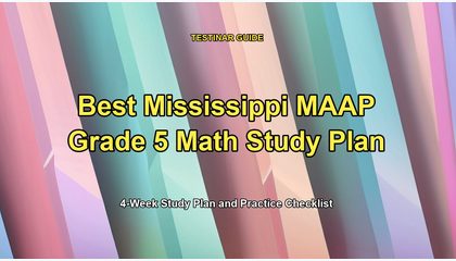 Best Mississippi MAAP Grade 5 Math Study Plan