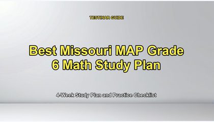 Best Missouri MAP Grade 6 Math Study Plan