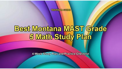 Best Montana MAST Grade 5 Math Study Plan