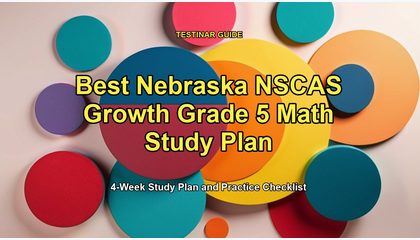 Best Nebraska NSCAS Growth Grade 5 Math Study Plan