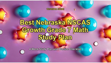 Best Nebraska NSCAS Growth Grade 7 Math Study Plan