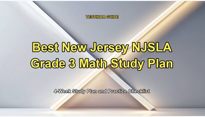 Best New Jersey NJSLA Grade 3 Math Study Plan