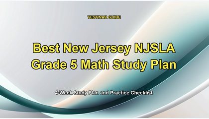 Best New Jersey NJSLA Grade 5 Math Study Plan