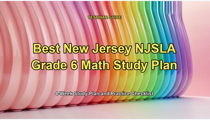 Best New Jersey NJSLA Grade 6 Math Study Plan
