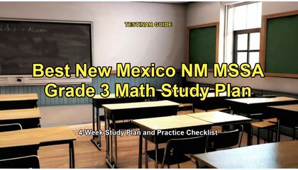 Best New Mexico NM MSSA Grade 3 Math Study Plan