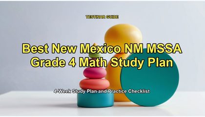 Best New Mexico NM MSSA Grade 4 Math Study Plan