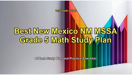 Best New Mexico NM MSSA Grade 5 Math Study Plan