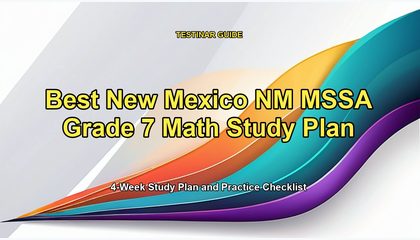 Best New Mexico NM MSSA Grade 7 Math Study Plan