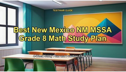 Best New Mexico NM MSSA Grade 8 Math Study Plan