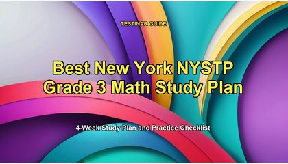 Best New York NYSTP Grade 3 Math Study Plan