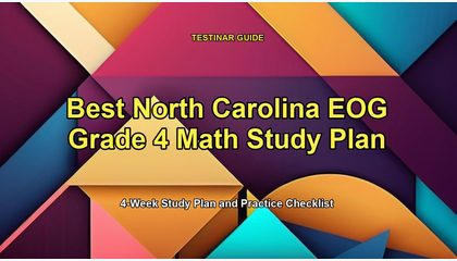 Best North Carolina EOG Grade 4 Math Study Plan