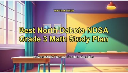 Best North Dakota NDSA Grade 3 Math Study Plan