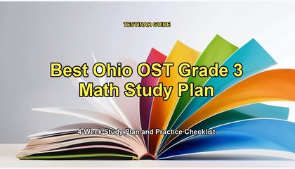 Best Ohio OST Grade 3 Math Study Plan