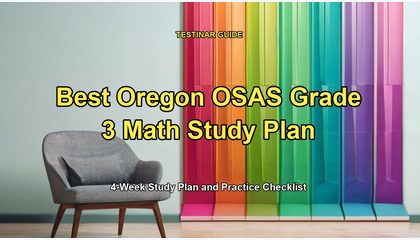 Best Oregon OSAS Grade 3 Math Study Plan