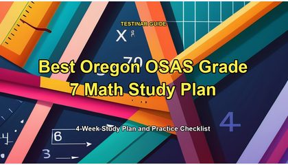 Best Oregon OSAS Grade 7 Math Study Plan
