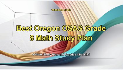 Best Oregon OSAS Grade 8 Math Study Plan