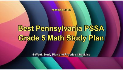 Best Pennsylvania PSSA Grade 5 Math Study Plan