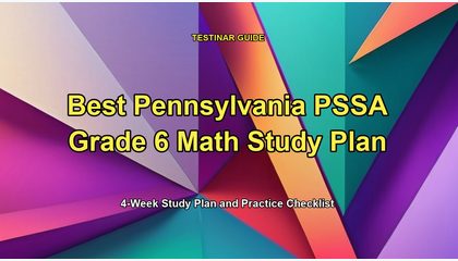 Best Pennsylvania PSSA Grade 6 Math Study Plan