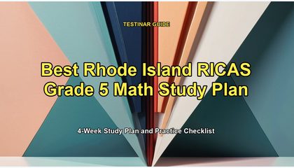 Best Rhode Island RICAS Grade 5 Math Study Plan