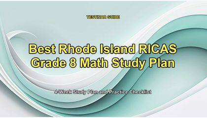 Best Rhode Island RICAS Grade 8 Math Study Plan