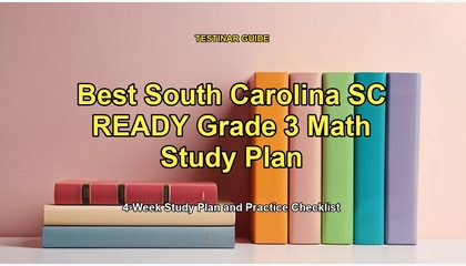 Best South Carolina SC READY Grade 3 Math Study Plan