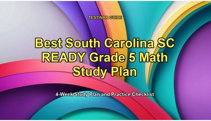Best South Carolina SC READY Grade 5 Math Study Plan