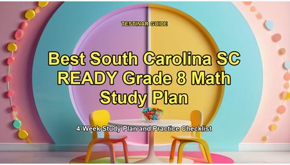 Best South Carolina SC READY Grade 8 Math Study Plan