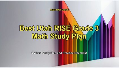 Best Utah RISE Grade 3 Math Study Plan