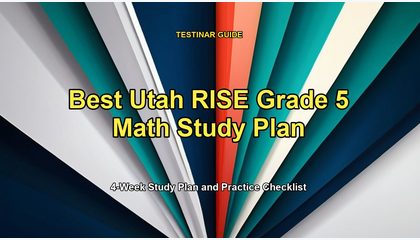 Best Utah RISE Grade 5 Math Study Plan