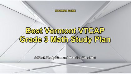 Best Vermont VTCAP Grade 3 Math Study Plan